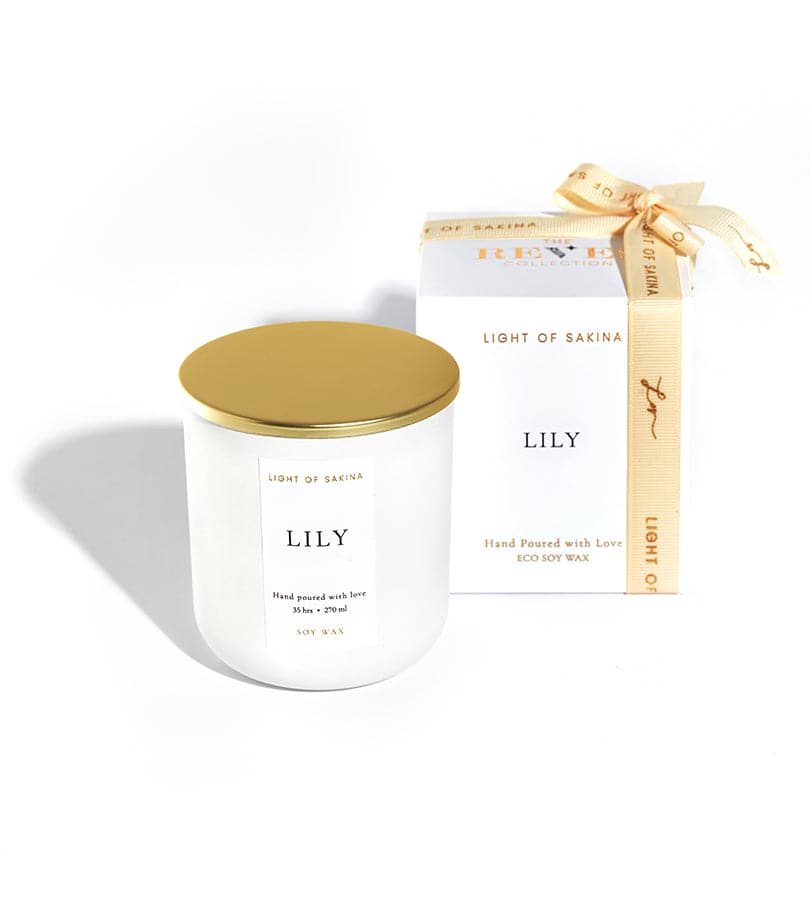 Lily Candle by Light of Sakina