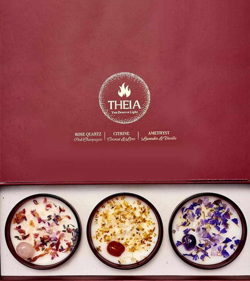 Signature Set of 3 Candles (120g Per Candle) by Theia