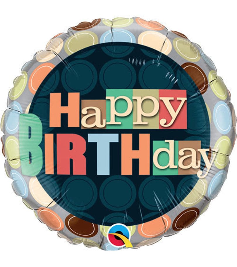 Happy Birthday Foil Balloon 8