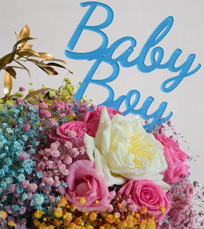 Vivid Youth Box Arrangement - Baby Boy